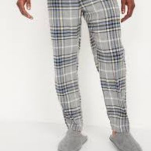 Old Navy Mens Blue Plaid flannel sleep pants w/ pockets Sz Medium NWT Old Navy Mens Blue Plaid flannel sleep pants w/ pockets Sz Medium NWT